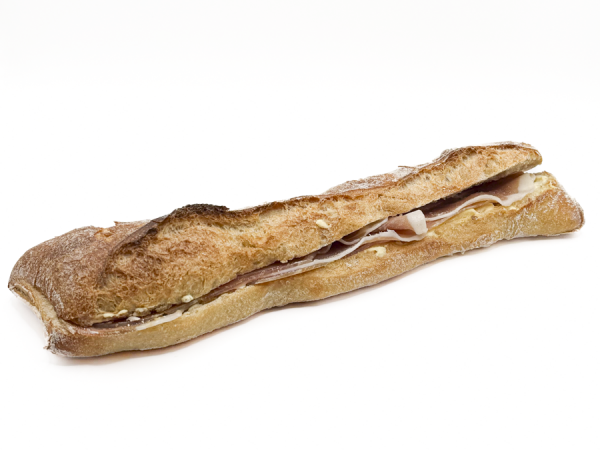 Sandwich jambon de pays beurre